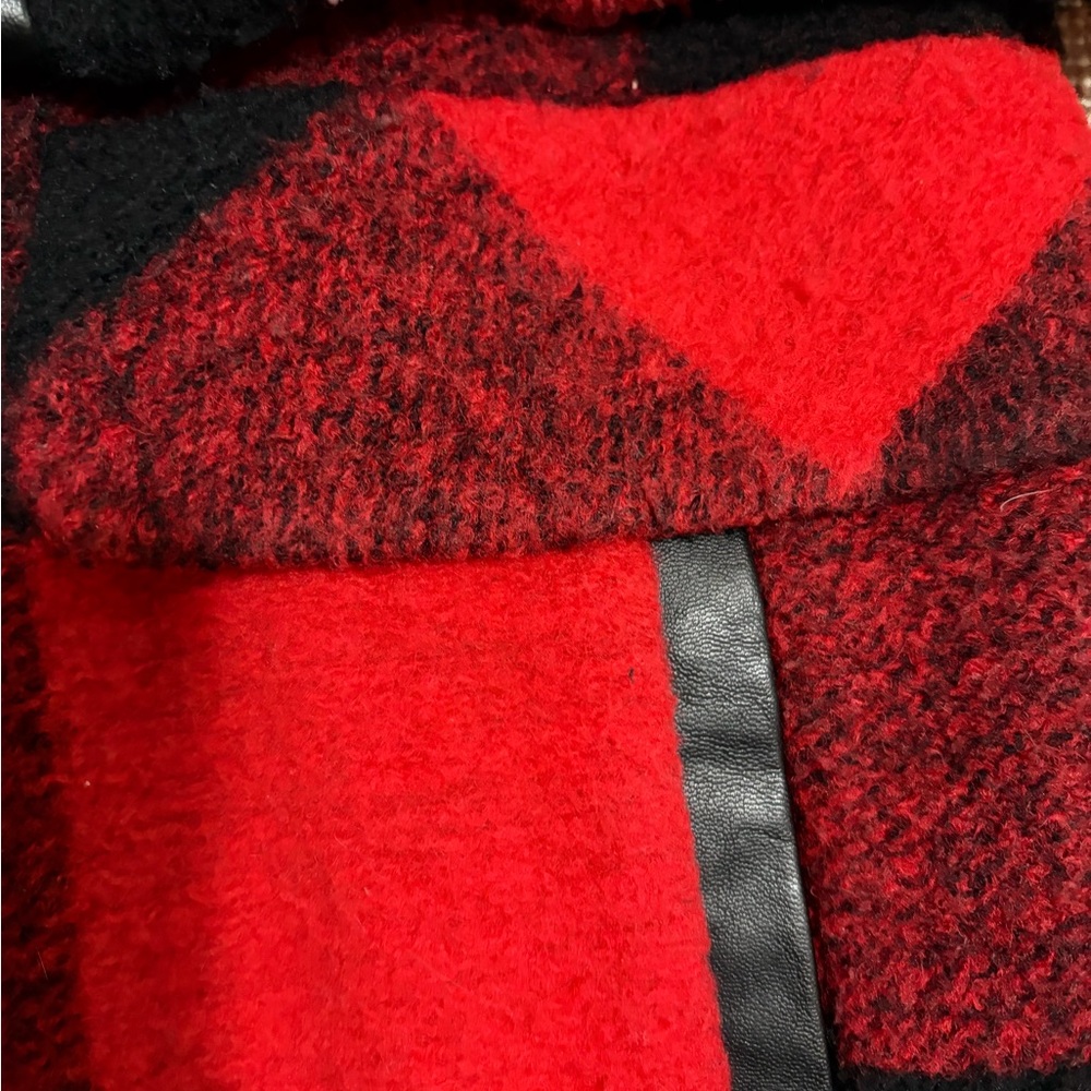Pendleton Red and Black Wool Plaid Jacket - image 3
